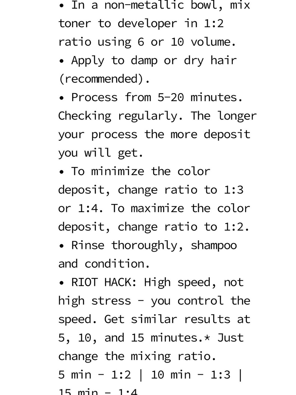 Pulp Riot High Speed Semi Permanent ICY 3oz - Picture 6 of 8
